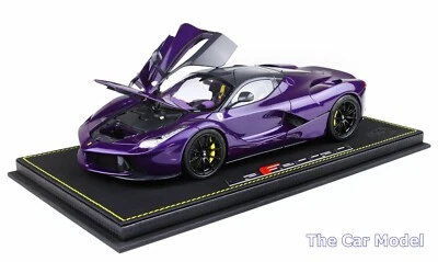 Pre-order BBR Ferrari LaFerrari Dubai Purple Viola Fully Open - Ltd 200 pcs 1/18 - Image 1 of 4