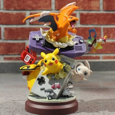 Figura Estatua Coleccionable Charizard Pikachu Mew Pokemon Modelo Foto 1 de 3