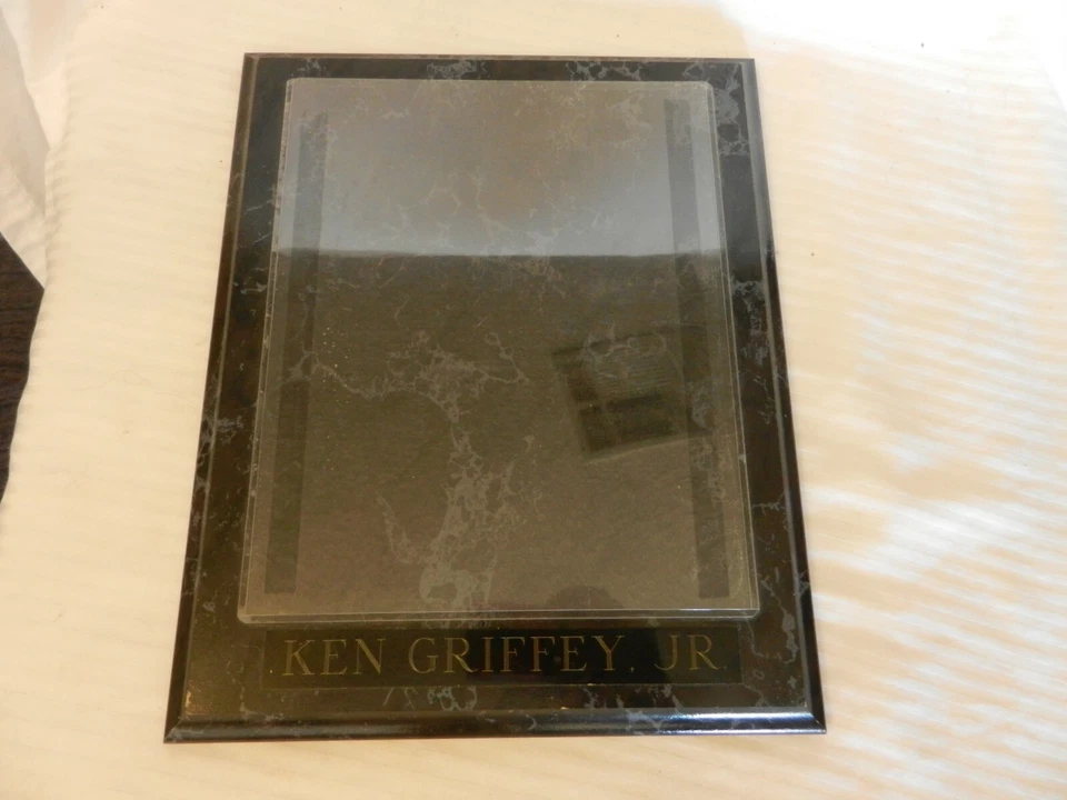 Ken Griffey Jr. Faux Marble Finish Wood Picture Holder With Name Plate - Image 1 of 3