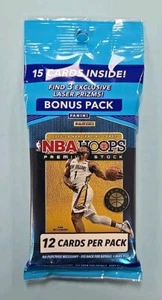 2019/20 NBA Hoops Premium Stock Basketball Factory Sealed Cello Pack Laser Prizm - Picture 1 of 2