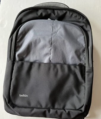Belkin Negro Laptop Tablet Computadora Bolsa Mochila Multi Compartimento Foto 1 de 4