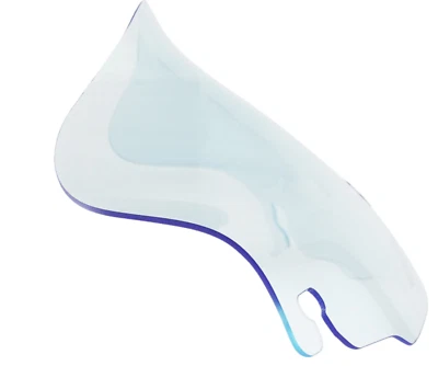 Klock Werks - KWW-01-0642 - Parabrisas acampanado, 6,5 pulgadas - Hielo azul Foto 1 de 2