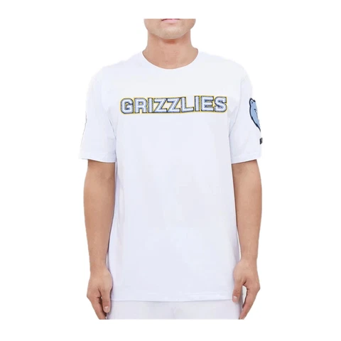 Pro Standard Memphis Grizzlies Pro Team Mens White Crew Neck T-Shirt, Size 3XL Cover