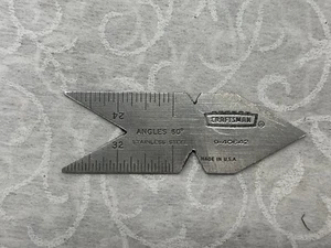 CRAFTSMAN #9-40642 Center Gage Made in USA - Picture 1 of 2