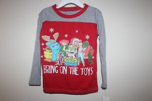 Toddler Boys TOY STORY "Bring On The Toys" Christmas T-Shirt long sleeve