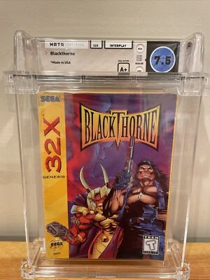 Blackthorne (Sega Genesis 32X 1995) FACTORY SEALED! - RARE! Wata Rated 7.5 A+ - Image 1 of 4