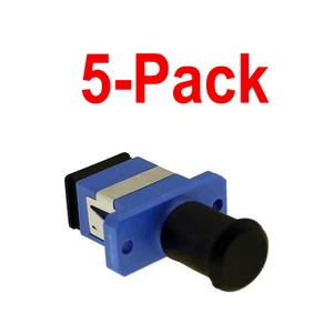 (5-PCS) ST to SC Simplex Multi-Mode Fiber Optic Adapter - Picture 1 of 3