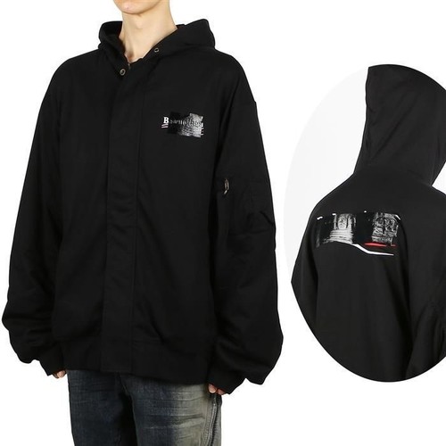 Balenciaga Giacca Bomber Imbottita con Cappuccio 657115 TNVG2 1089 58266026