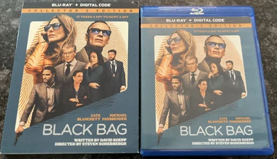Black Bag Collector's Edition Blu-Ray - With Slipcover - Cate Blanchett Foto 1 de 3