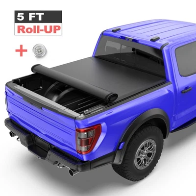 5FT Roll-Up For 04-14 Chevrolet Colorado GMC Canyon Truck Tonneau Cover New Foto 1 de 4