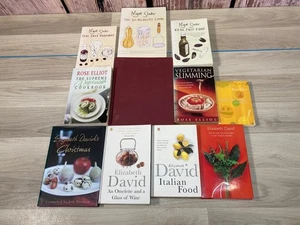 Cookbooks x11 Bundle Joblot Elizabeth David Nigel Slater Rose Elliot - Picture 1 of 11