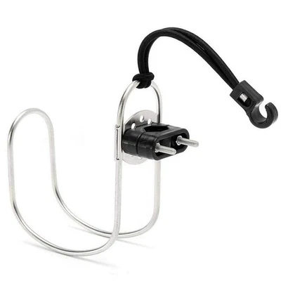 Suporte de ferradura marinha de aço inoxidável suporte de anel de bóia vital com plástico M... - Imagem 1 de 4