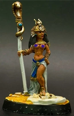 USA Duty Paid Painted Character Egyptian priestess for DnD RPG or SAGA Wargame - Image 1 of 4