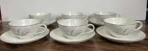 6 Vintage 1961 Kaysons Fine China Golden Rhapsody Teetasse & Untertasse Lot Japan - Bild 1 von 17