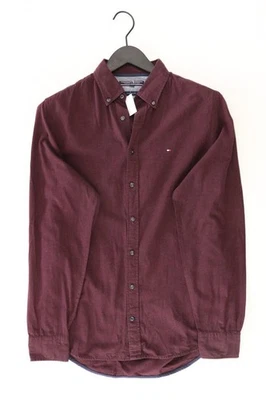 ⭐ Tommy Hilfiger camicetta per uomo taglia 46, S rosso di cotone ⭐ - Immagine 1 di 4