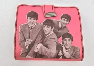 Beatles 1964 Ramat Co. SPP Hot Pink Wallet *NICE* - Picture 1 of 13