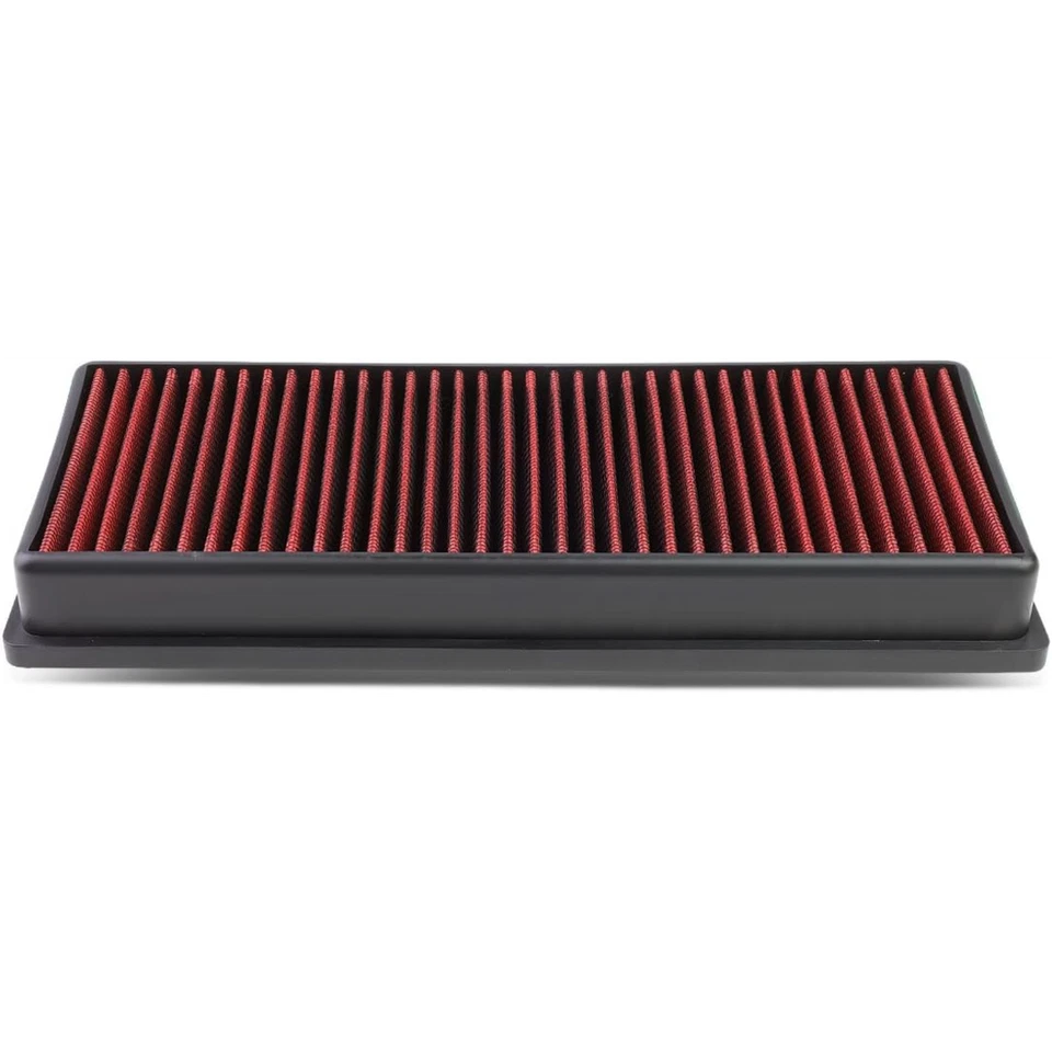 FOR 2009-2016 AUDI A4/A5 2.0T QUATTRO/Q5 RED REUSABLE WASHABLE AIR FILTER PANEL - Image 1 of 1