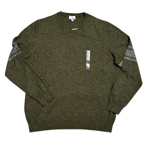 Sonoma Men's Size XXL Cotton Acrylic Blend Pullover Sweater Olive Gray NWT $40 - Picture 1 of 8