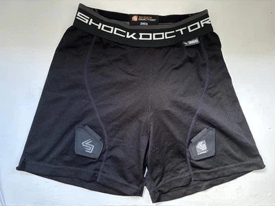 Shock Doctor WOMEN'S Mesh Hockey Shorts w/ Pelvic Protector & Tabs for Socks M - Image 1 of 3