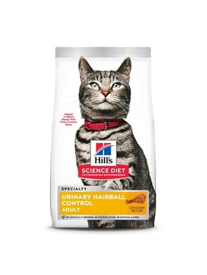 Hill's Science Diet Urinary Hairball Control Adult Dry Cat Food - Chicken 15.5lb