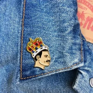 Freddy Mercury Enamel Pin by The Found - Picture 1 of 2