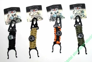 4 sujeta botellas Paracord con brujula Marca: BARBARIC 33896 - Bild 1 von 8