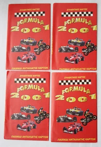 4X VERY RARE VINTAGE 90'S FORMULA 2001 CARD PACKETS GREECE NEW SEALED! - Bild 1 von 4