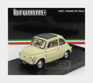 1:43 BRUMM Fiat 500R Tetto Chiuso Closed 1972 Avorio Antico R475-03 - Foto 1 di 2