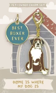Boxer Collar Tag and Charm Set - Picture 1 of 1
