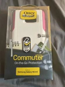 OtterBox Commuter Handyhülle für Samsung Galaxy Note5 - Weiß/Hibiskus Pink - Bild 1 von 3