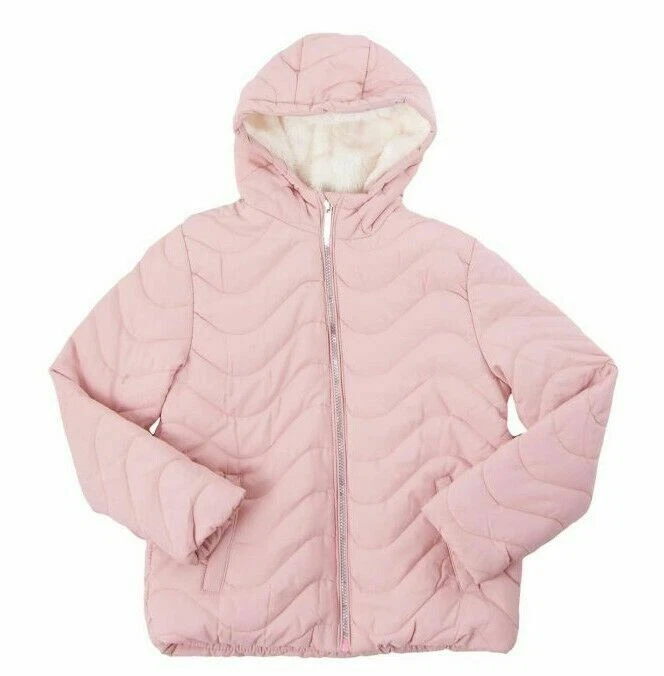 ABRIGO FORRADO SHERPA PESO DEMASIADO SUAVE LIMITADO PARA NIÑAS, TALLA 7/8, RUBOR *DM Foto 1 de 1