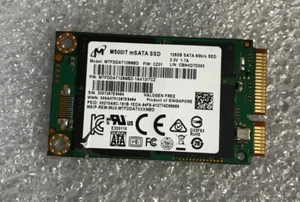 Micron M500IT mSATA 6Gb/s SED SSD MTFDDAT128MBD F/W: CZ01 128GB - Picture 1 of 4