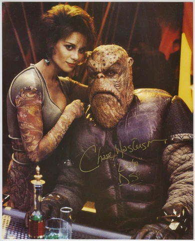 CHASE MASTERSON Signed 10x8 Photo 'Leeta' Star Trek DS9 #2 (1999) ORIGINAL Cover