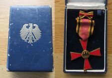 Original Bundesverdienstkreuz + Abzeichen  im Etui / C. E. Juncker