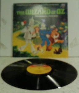 Disneyland Wizard of Oz Baum 3957 book attached to album record lot 1969 - Picture 1 of 10