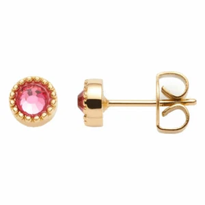 Leonardo Jewels Ohrstecker Anka 2er Set Ohrring Ohrschmuck Edelstahl IP Gold Rot - Bild 1 von 4