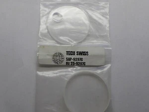 SWISS GENERIC ROLEX 25-9297C SAPPHIRE CRYSTAL WITH GASKET NEW WATCH PART SEALED - Picture 1 of 2