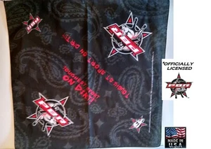 USA MADE PBR PROFESSIONAL BULL RIDERS Rodeo Cowboy Bandana Head Face Scarf Mask - Picture 1 of 2