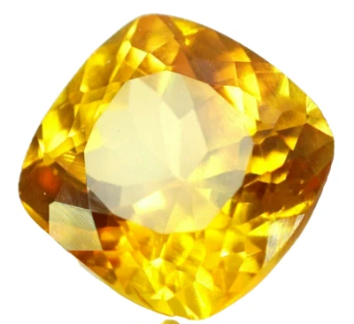 AAA+ Large Yellow Citrine 92.10 Ct. Cushion Cut Loose Gemstone Gift for Women - Image 1 of 4