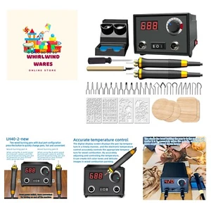 Wood Burning Tool, Wood Burner kit Pen 25~750℃, Wood Burning kit with Digital... - Bild 1 von 8