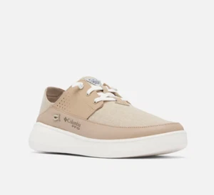 NIB COLUMBIA 2063072-271 MEN BOATSIDE RELAXED PFG FOSSIL/CYPRESS SHOES WIDE - Picture 1 of 9