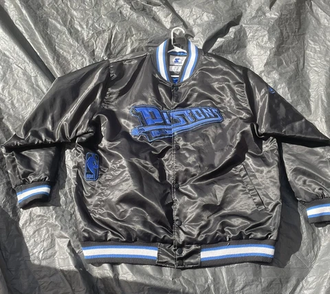 90s Pistons Jacket Cover