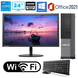 POSTAZIONE PC COMPLETA WIFI RICONDIZIONATO RIGENERATO i5 Monitor 24" OFFICE 2021 - Imagen 1 de 1