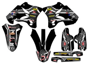 2005-2007 YZ 125 PODIUM Black Senge Graphics Kit Compatible with Yamaha - Picture 1 of 10
