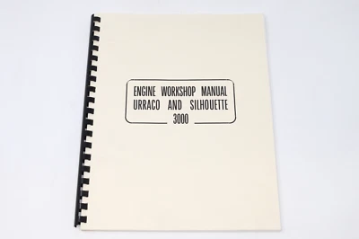 Libro manual taller motor Lamborghini Urraco Silhouette REIMPRESIÓN Foto 1 de 4
