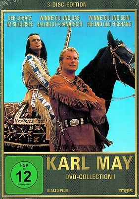 DVD-BOX NEU/OVP - Karl May - DVD-Collection 1 - Der Schatz im Silbersee u.a.  - Bild 1 von 2