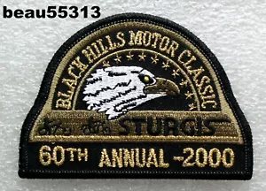 ⭐STURGIS CHAMBER SOUTH DAKOTA 60th 2000 HARLEY BIKE RALLY VEST JACKET PATCH - Picture 1 of 1