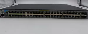 HP J9772A 2530-48G 48-PORT MANAGED POE+ GIGABIT NETWORK SWITCH - Picture 1 of 7