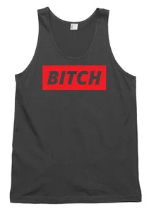Bitch lustig Herren Damen Weste Tank Top - Bild 1 von 4