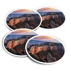 4x Round Stickers 10 cm - Grand Canyon National Park USA  #13152